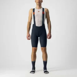 Castelli Premio Black Men's Bib Shorts - Savile Blue -Sportful Shop 452100222p 414 01 1400Wx1400H
