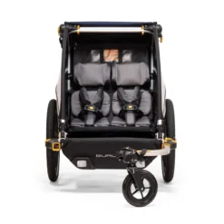 Burley DLite Old School Child Trailer - Blue -Sportful Shop 5 dlite interior webex