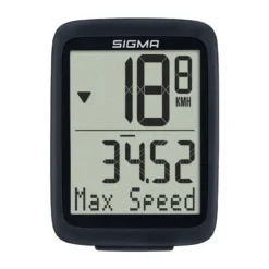 Sigma BC 10.0 Wired Cycle Computer - Black/White -Sportful Shop 5844052 sg10210 2
