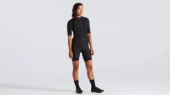 Specialized Prime Short Sleeve Women's Jersey - Black -Sportful Shop 64022 350 APP PRIME JERSEY SS WMN BLK M FRONT 3 4