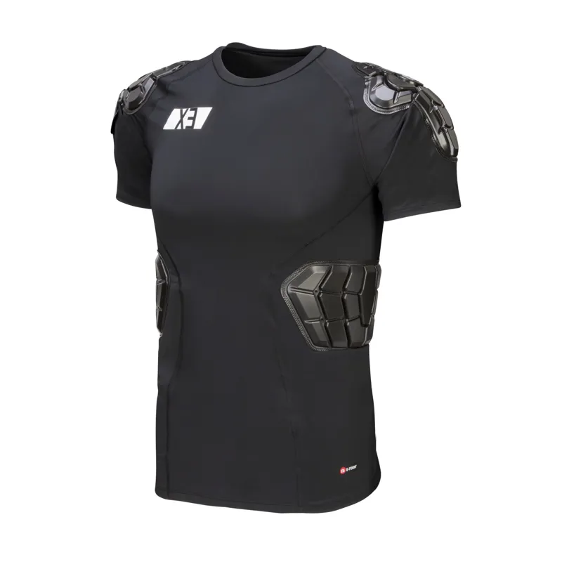 G-Form Pro-X3 Youth Short Sleeve Protective Shirt - Black 3 G-Form Pro-X3 Youth Short Sleeve Protective Shirt - Black
