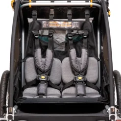 Burley Encore X Child Trailer - Turquoise -Sportful Shop 8 encore x interior close webex