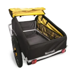 Burley Nomad Luggage Trailer - Yellow/Black - 16w -Sportful Shop 945203 nomad inside