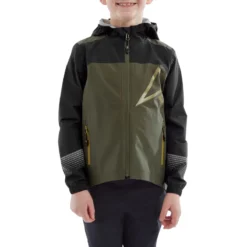 Altura Spark Waterproof Kid's Jacket - Black/Olive -Sportful Shop AL22KSPKJ1 54293