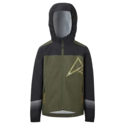 Altura Spark Waterproof Kid's Jacket - Black/Olive -Sportful Shop AL22KSPKJ1 54293 02