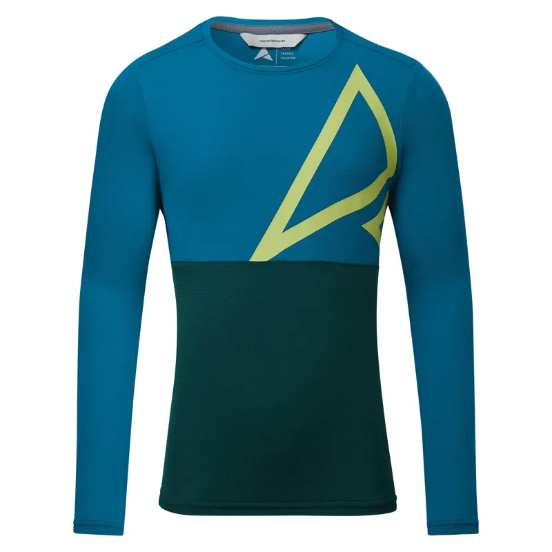 Altura Spark Trail Kids Long Sleeve Jersey - Yellow/Blue 4 Altura Spark Trail Kids Long Sleeve Jersey - Yellow/Blue - Image 2
