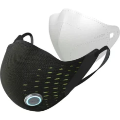 AirPop Active+ Halo Smart Face Mask - Black/Yellow 10 AirPop Active+ Halo Smart Face Mask - Black/Yellow -Sportful Shop APOP43349 3