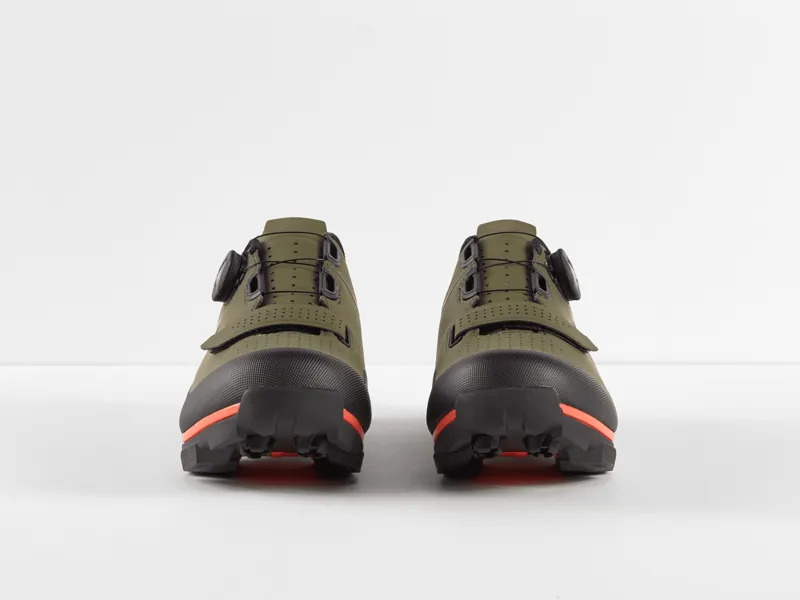 Bontrager Foray MTB Shoes - Olive Grey/Orange 4 Bontrager Foray MTB Shoes - Olive Grey/Orange - Image 2