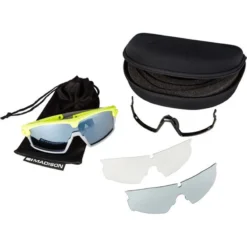 Madison Code Breaker 3 Lens Pack Sunglasses - Gloss Lime Punch -Sportful Shop CK8204 4