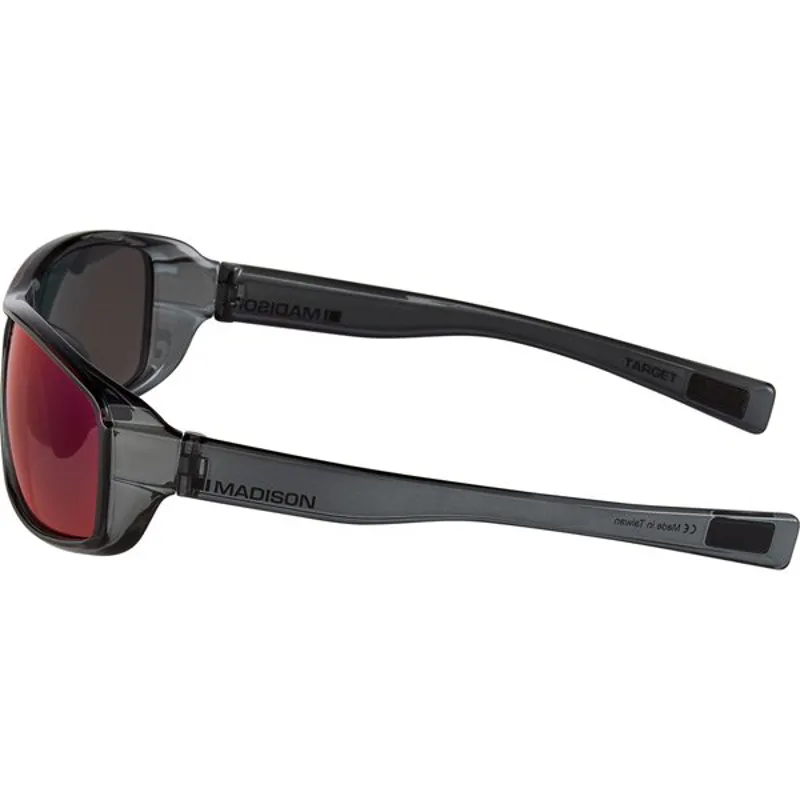 Madison Target Sunglasses - Gloss Smoke Crystal Frame/Purple Mirror Lens 9 Madison Target Sunglasses - Gloss Smoke Crystal Frame/Purple Mirror Lens - Image 7