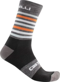 Castelli Gregge 15 Men's Socks - Savile Blue/Dusk Blue -Sportful Shop CS17560GrayORG 1