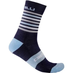 Castelli Gregge 15 Men's Socks - Savile Blue/Dusk Blue -Sportful Shop CS17560SavileBLUDuskBLU