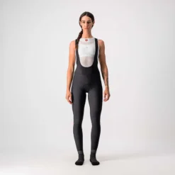 Castelli Velocissima Women's Cycling Bib Tights - Black -Sportful Shop CS19544BLKBrilliantPNK