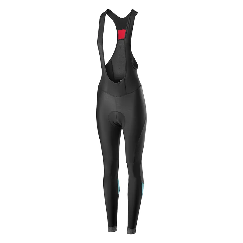Castelli Velocissima Womens Bibtights - Black/Celeste 5 Castelli Velocissima Womens Bibtights - Black/Celeste - Image 3