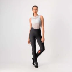 Castelli Velocissima Women's Cycling Tights - Savile Blue/Soft Pink -Sportful Shop CS19545BLKBrilliantPNK 2