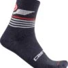 Castelli Lancio 15 Socks - Military Green -Sportful Shop CS19563SavileBLU