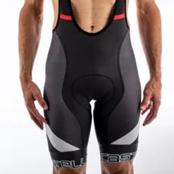 Castelli Competizione Kit Bib Shorts - Black/White/Red -Sportful Shop CS21007BlackWhiteRed 3