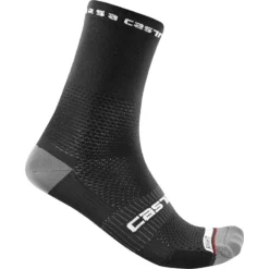 Castelli Rosso Corsa Pro 15 Socks - White -Sportful Shop CS21026Black