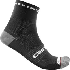 Castelli Rosso Corsa Pro 9 Socks - White -Sportful Shop CS21027Black 1