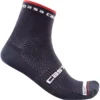 Castelli Rosso Corsa Pro 9 Socks - Savile Blue -Sportful Shop CS21027SavileBlue
