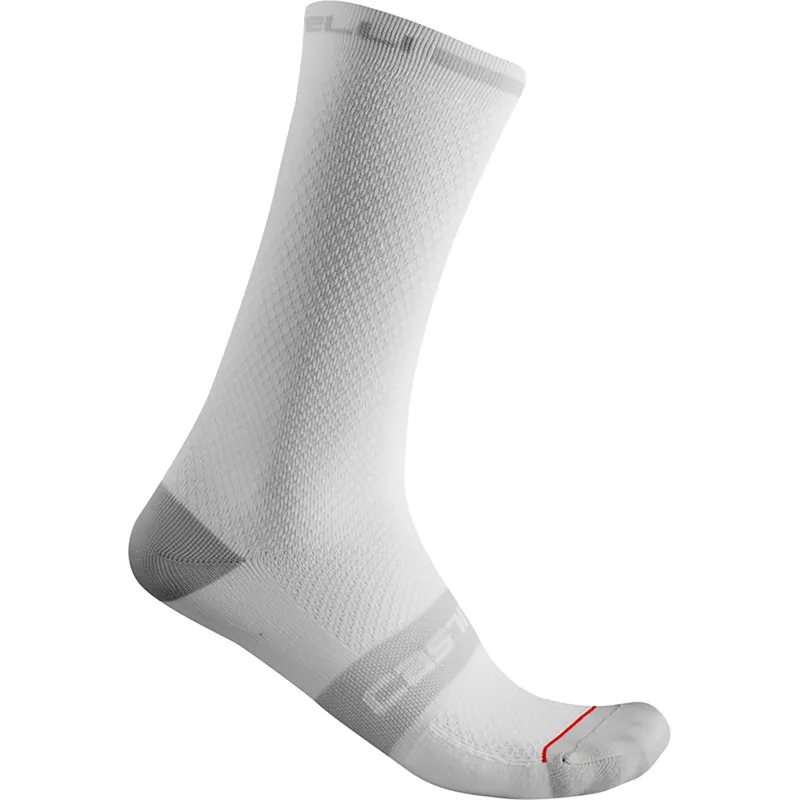 Castelli Superleggera T 18 Men's Socks - White 4 Castelli Superleggera T 18 Men's Socks - White - Image 2