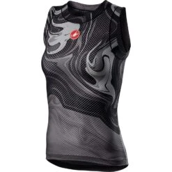 Castelli Pro Mesh Womens Sleeveless Base Layer - Saffron 11 Castelli Pro Mesh Womens Sleeveless Base Layer - Saffron -Sportful Shop CS21060LightBlack 1