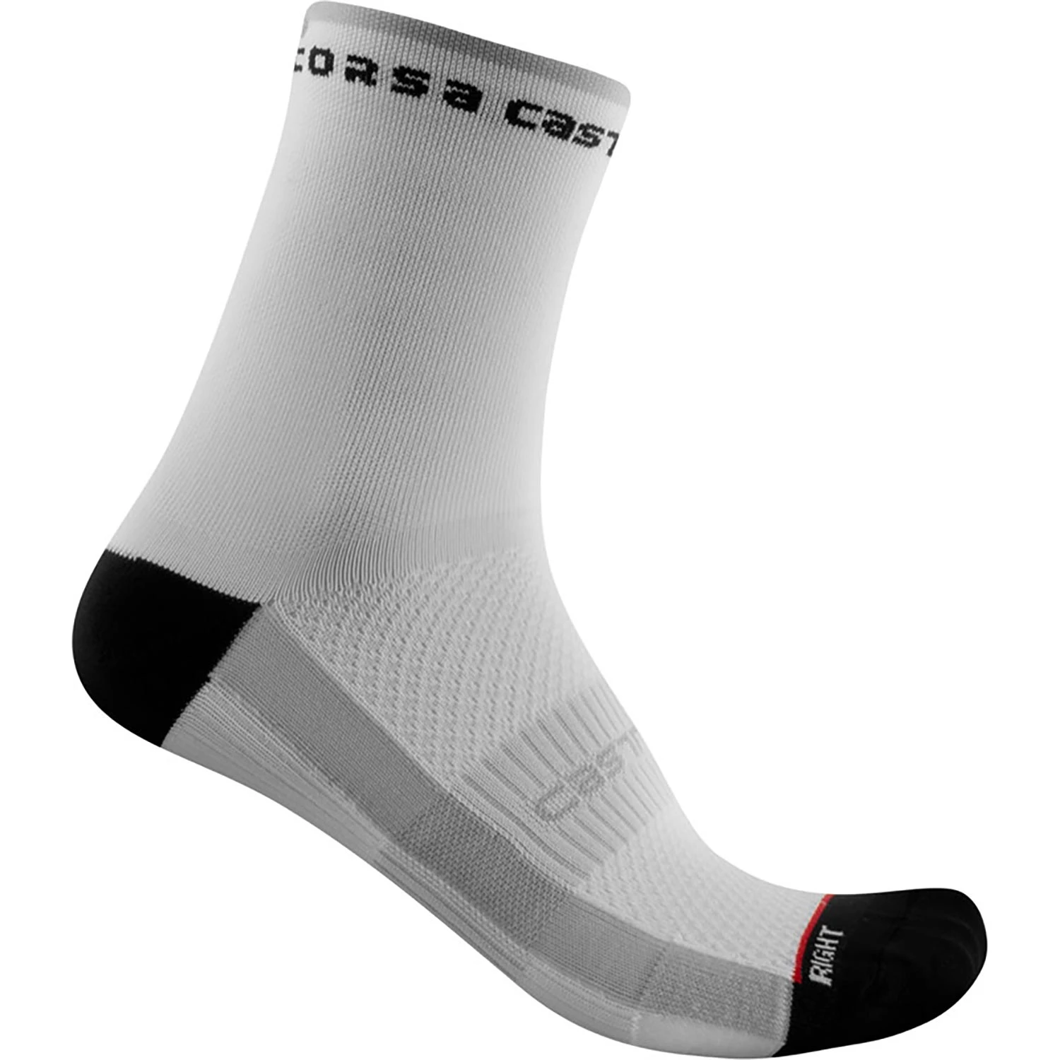 Castelli Rosso Corsa 11 Women's Socks - Steel Blue/Brilliant Pink 7 Castelli Rosso Corsa 11 Women's Socks - Steel Blue/Brilliant Pink - Image 5