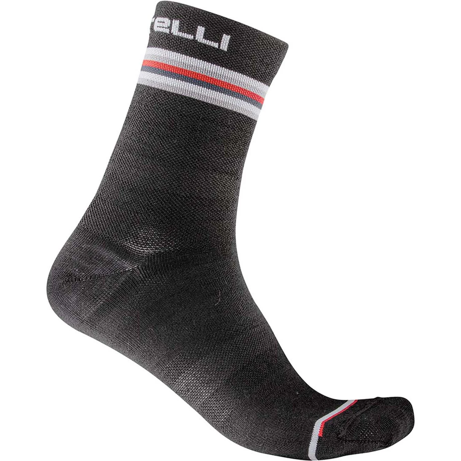Castelli Go 15 Women's Socks - Bordeaux/Brilliant Pink-White 4 Castelli Go 15 Women's Socks - Bordeaux/Brilliant Pink-White - Image 2