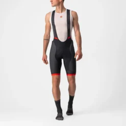 Castelli Competizione Kit Men's Bib Shorts - Black/Fiery Red -Sportful Shop CS220031231 1