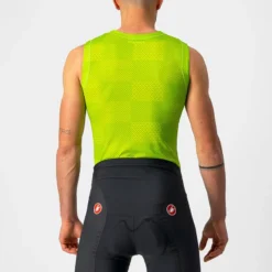 Castelli Pro Mesh Men's Sleeveless Base Layer - Electric Lime 7 Castelli Pro Mesh Men's Sleeveless Base Layer - Electric Lime -Sportful Shop CS220333831 2