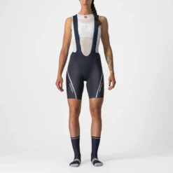 Castelli Velocissima 3 Women's Bib Shorts - Savile Blue/Silver -Sportful Shop CS220504141 1
