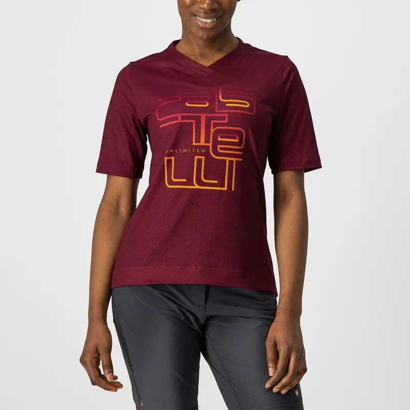 Castelli Trail Tech Women's Technical T-Shirt - Barbaresco Red 4 Castelli Trail Tech Women's Technical T-Shirt - Barbaresco Red - Image 2