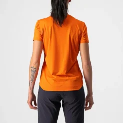 Castelli Tech 2 Women's Technical T-Shirt - Orange Rust -Sportful Shop CS220823181 2