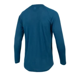 Endura BaaBaa Blend Men's Long Sleeve Baselayer - Blueberry -Sportful Shop E3183BB back lg