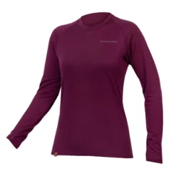 Endura BaaBaa Blend Women's Long Sleeve Baselayer - Black -Sportful Shop E6165AU lg