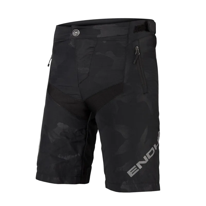Endura MT500JR Kid's Baggy Shorts With Liner - Olive Green 3 Endura MT500JR Kid's Baggy Shorts With Liner - Olive Green