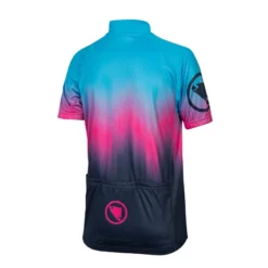 Endura Xtract Kid's Short Sleeve Jersey - Electric Blue -Sportful Shop E7154BE back lg