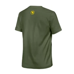 Endura One Clan Organic Camo Kid's T-Shirt - Olive Green -Sportful Shop E7155GO back lg