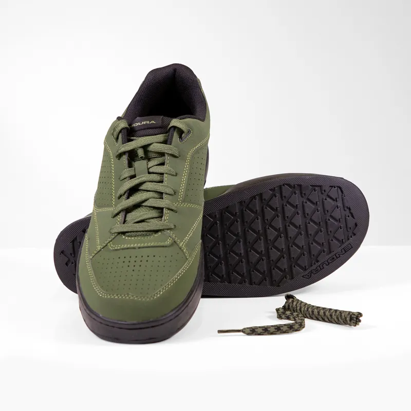 Endura Hummvee Flat Mountain Bike Shoes - Olive Green 6 Endura Hummvee Flat Mountain Bike Shoes - Olive Green - Image 4