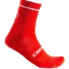 Castelli Entrata 9 Socks - Red -Sportful Shop Entrata209 red