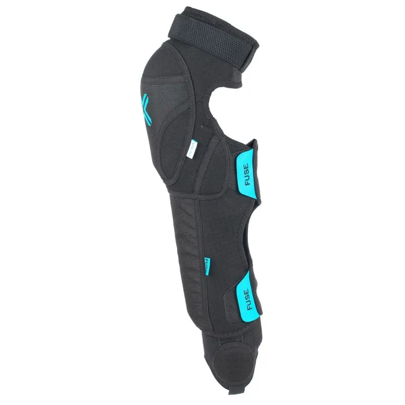 Fuse Echo 125 Youth Knee/Shin Pads - Black/Blue 3 Fuse Echo 125 Youth Knee/Shin Pads - Black/Blue