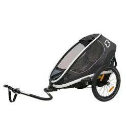 Hamax Outback One Reclining Single Child Trailer - Grey -Sportful Shop HAM400061