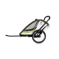 Hamax Breeze Single Child Bike Trailer - Navy/Cream -Sportful Shop HAMBRCHT 59814