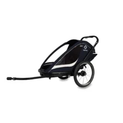 Hamax Breeze Single Child Bike Trailer - Navy/Cream -Sportful Shop HAMBRCHT 59815