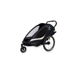 Hamax Breeze Single Child Bike Trailer - Navy/Cream -Sportful Shop HAMBRCHT 59815 02