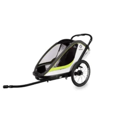 Hamax Breeze Twin Child Bike Trailer - Navy/Cream -Sportful Shop HAMBRTWT 59810