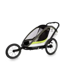 Hamax Breeze Twin Child Bike Trailer - White/Green -Sportful Shop HAMBRTWT 59810 04