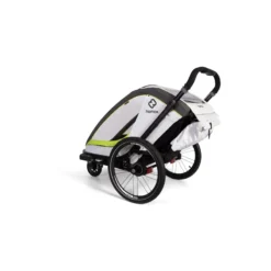 Hamax Breeze Twin Child Bike Trailer - White/Green -Sportful Shop HAMBRTWT 59810 08