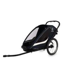 Hamax Breeze Twin Child Bike Trailer - Navy/Cream -Sportful Shop HAMBRTWT 59813