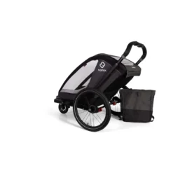 Hamax Cocoon Single Child Bike Trailer - Grey/Black -Sportful Shop HAMCOCHT 59819 06